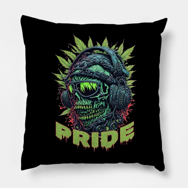 PRIDE WEED Pillow by EBAN