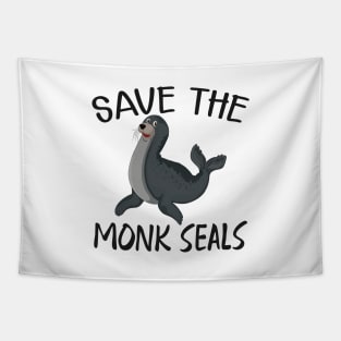 Monk Seal - Save the monk seals Tapestry