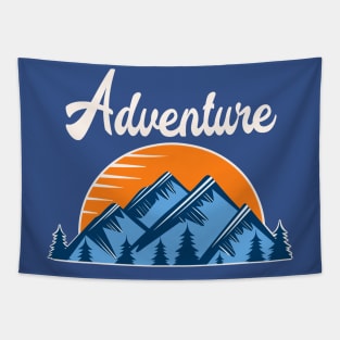 Mountain Adventure Tapestry