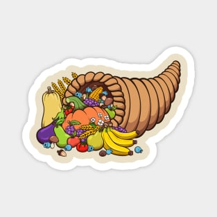 Thanksgiving Cornucopia Magnet