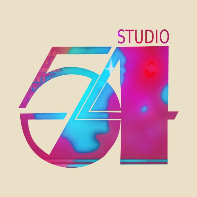 Studio 54 disco graphic by HAPPY TRIP PRESS