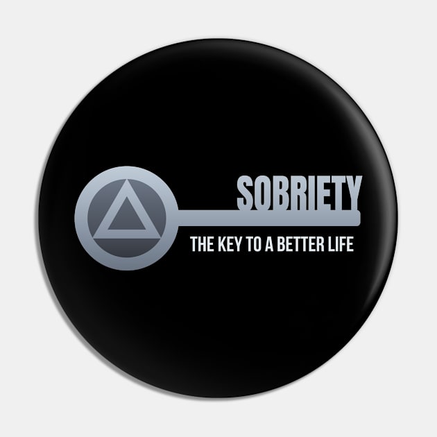 Sobriety Key Pin by sqwear