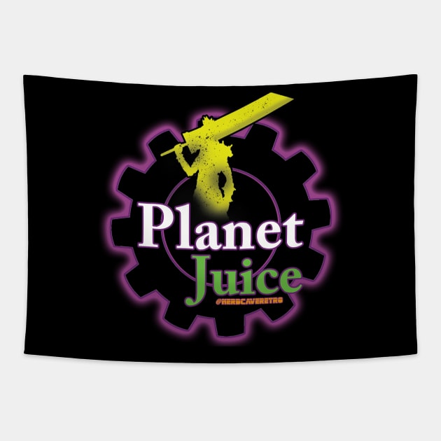 Planet Juice Tapestry by NerdCaveRetro