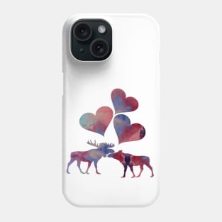 Moose couple Phone Case