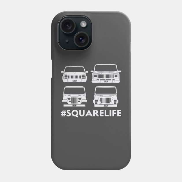 Jeep #squarelife Phone Case by Grizzlynaut