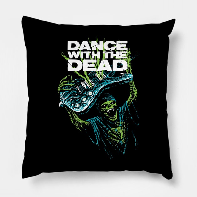 Dance With The Dead art Pillow by Arestration