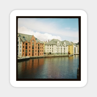 Ålesund Harbor - Diana 120mm Photograph Magnet