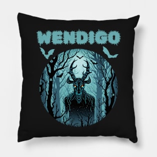 Wendigo Cryptid Pillow