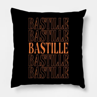 Retro Gifts Name Bastille  Personalized Styles Pillow