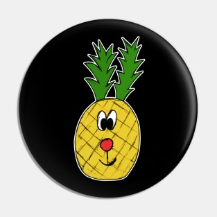 Christmas Rudolf Reindeer Pineapple Funny Pin