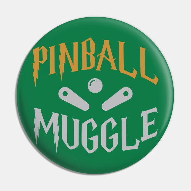 Pinball Muggle Pin by Vault Emporium