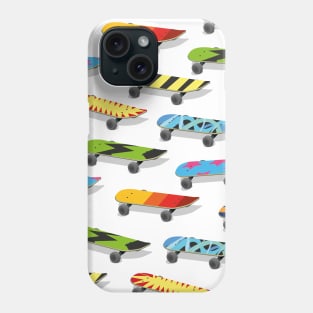 Skateboard pattern. Phone Case