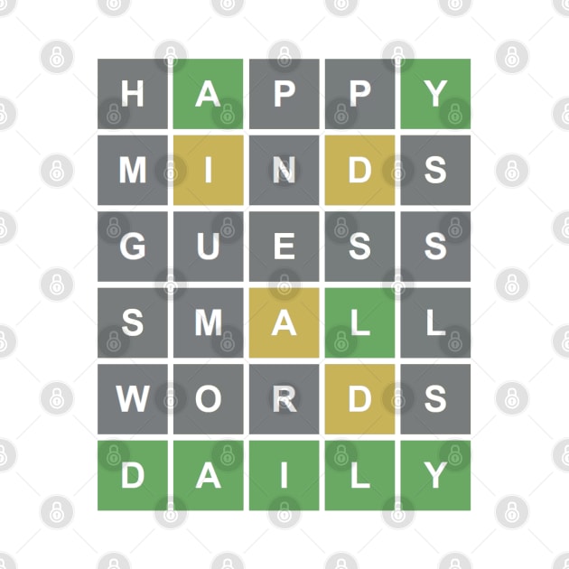 Happy Minds Guess Small Words Daily by ElephantShoe