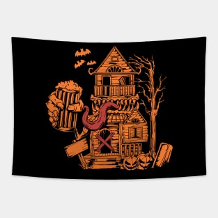 Haunted house Tapestry