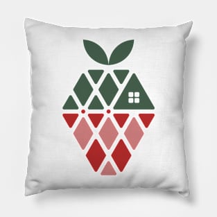 Strawberry artwork Pillow