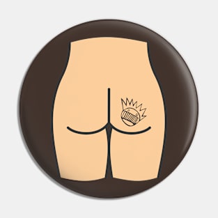 WEEN Boognish Butt Tattoo Pin