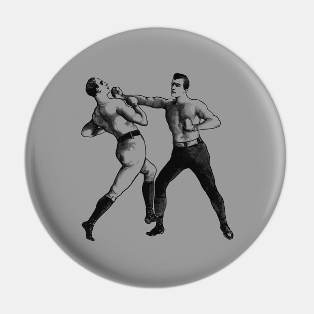 Old-School Boxers Fighting Pin by warishellstore