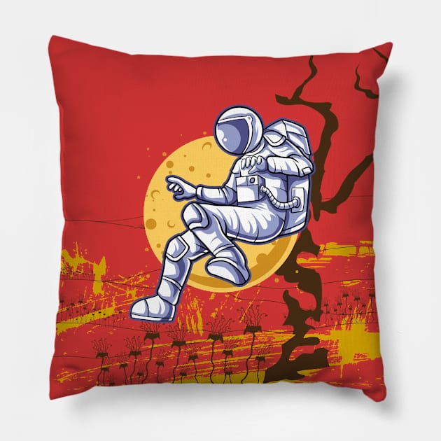 Is there life on Mars Pillow by MSC.Design
