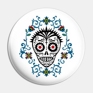 sugar skull voodoo Pin