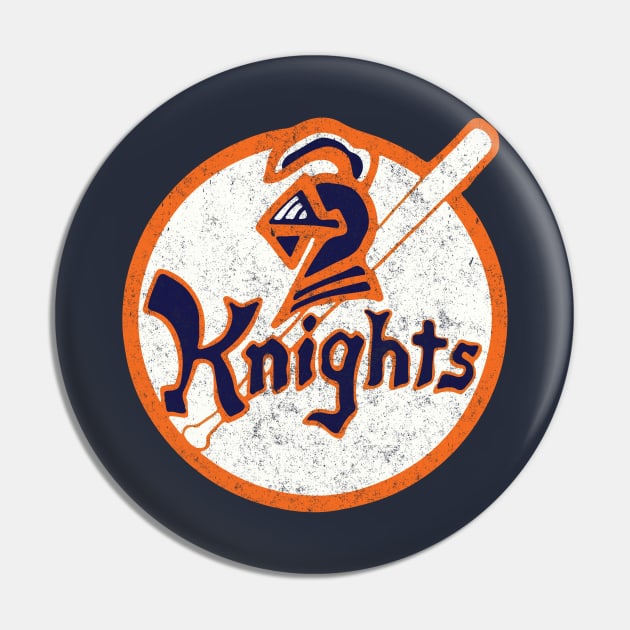 New York Knights - vintage logo Pin by BodinStreet