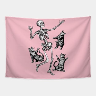 The Undead Dance with Medieval Cats - Charlston Tapestry