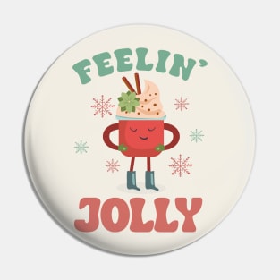 Feeling Jolly Christmas Colorful Text Pin