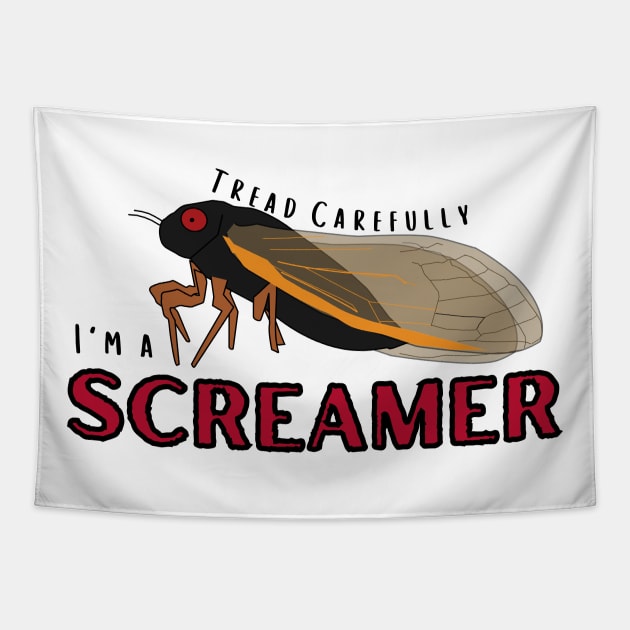 Cicada Screamer Tapestry by WildScience