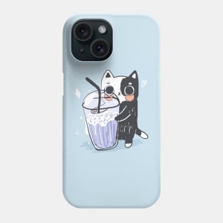 Latte Loving Cat Phone Case