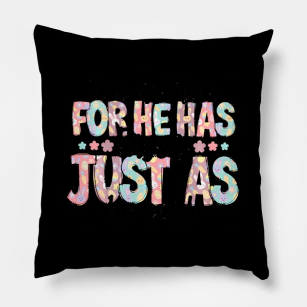 Matthew 286 Easter Cross Pillow by Ro Go Dan