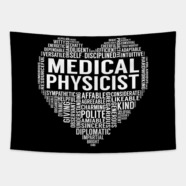 Medical Physicist Heart Tapestry by LotusTee