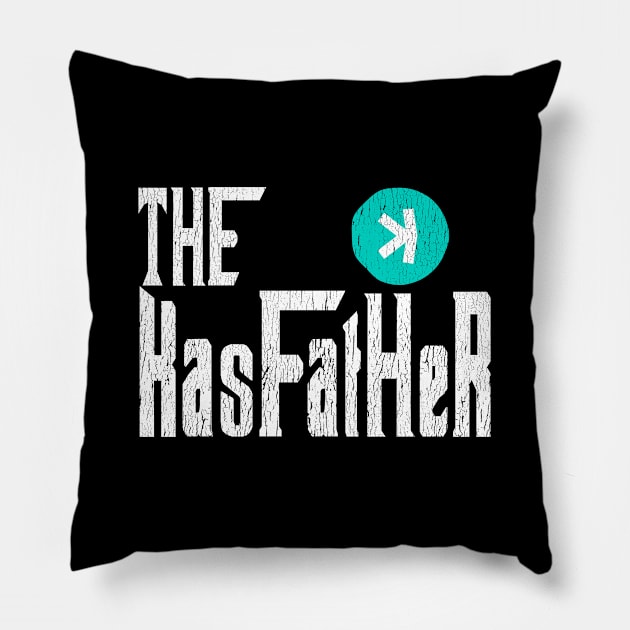 Retro Kaspa Crypto Lover Gift Pillow by BonnaVida