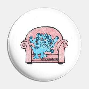 Blues Cerberus Pin