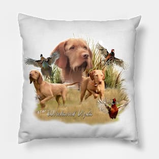 The Hungarian Wirehaired Vizsla Pillow