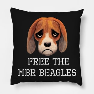 Free the MBR Beagles Pillow