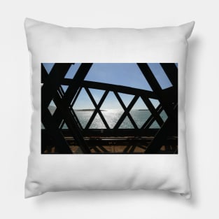 Barmouth Bridge, Wales Pillow