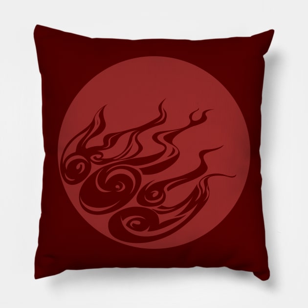 Okami Flames Alternative Pillow by JBPendragon