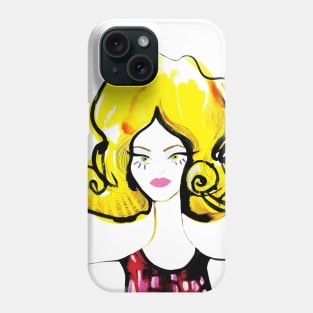 Blond girl Phone Case