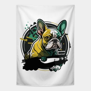 Graffiti Paint French Bulldog Creative Graffiti Paint French Bulldog Creative Tapestry