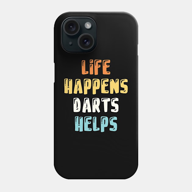 Cool Fun Gift Darts Saying Quote For A Mom Dad Or Self Phone Case by monkeyflip