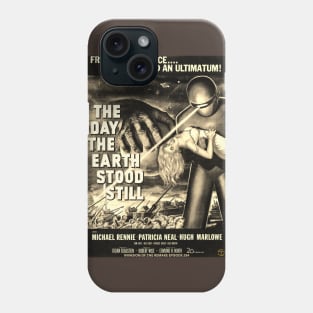 The Day The Earth Stood Still Sepia Phone Case