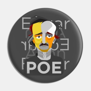 Edgar Allan Poe - Suicidal Poet Pin