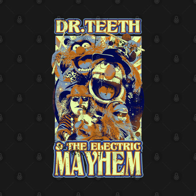 retro electric mayhem world tour - Muppets - T-Shirt
