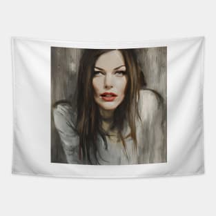 portrait of Liv Tyler Tapestry