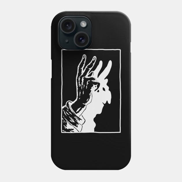 DEVIL IN THE SHADOW Phone Case by Vixie Hattori