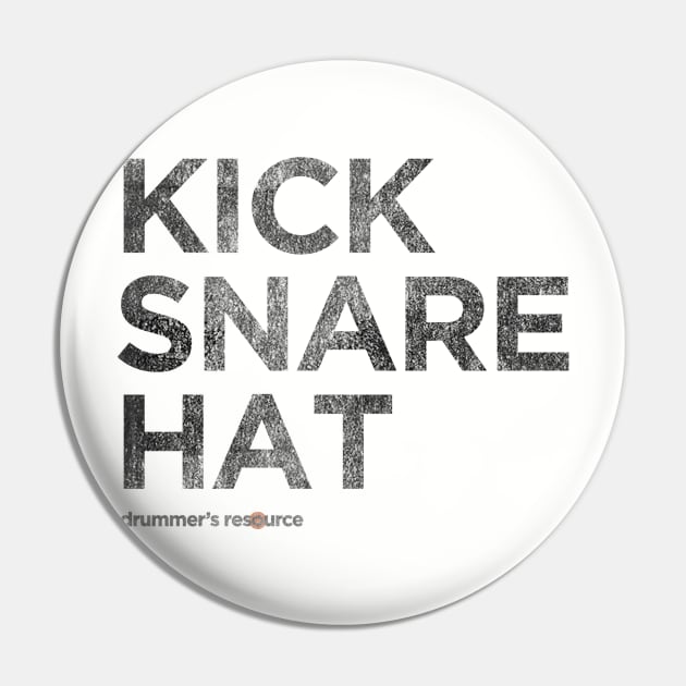 Kick snare hat Pin by DrummersResource