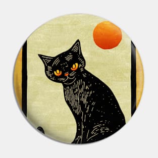 Tarot Cat Pin