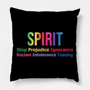 Spirit Day Anti Bullying Support Gay LGBT Ally Pillow