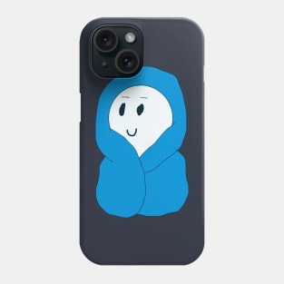 Guy in a Blue Blanket Phone Case