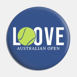 Love Australian Open Pin