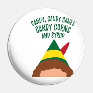 Buddy the Elf Inspired Quote Elf Food Groups Pin